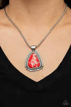 Load image into Gallery viewer, Artisan Adventure Paparazzi Red Necklace