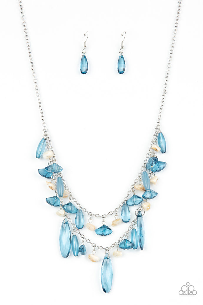 Candlelit Cabana Paparazzi Blue Necklace