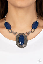 Load image into Gallery viewer, Count to TENACIOUS Paparazzi Blue Necklace