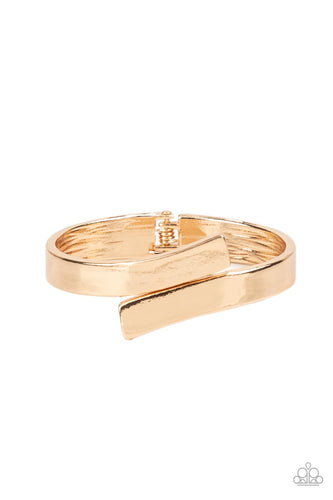 Dare to Flare Paparazzi Gold Bracelet