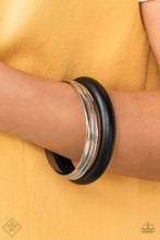 Load image into Gallery viewer, Adventurous Attitude Paparazzi Black Bracelet