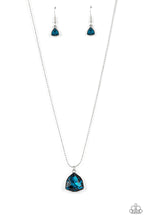 Load image into Gallery viewer, Galactic Duchess Paparazzi Blue Necklace