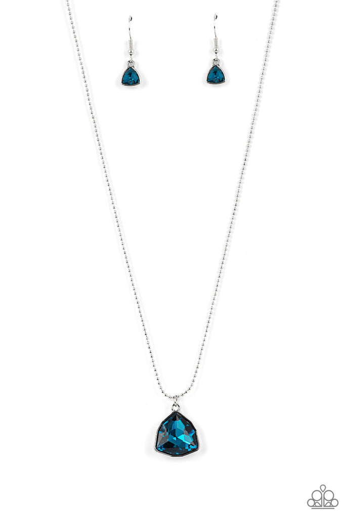 Galactic Duchess Paparazzi Blue Necklace
