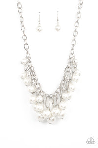 Powerhouse Pose Paparazzi White Pearl Necklace