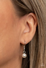 Load image into Gallery viewer, Drip Drop Dazzle Paparazzi White Bling Necklace with Clasp