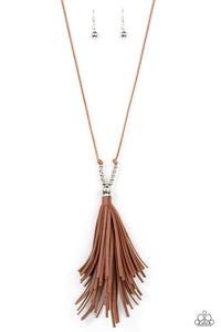 A Clean Sweep Paparazzi Brown Necklace