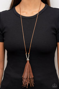 A Clean Sweep Paparazzi Brown Necklace