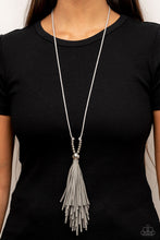 Load image into Gallery viewer, A Clean Sweep - Silver Necklace