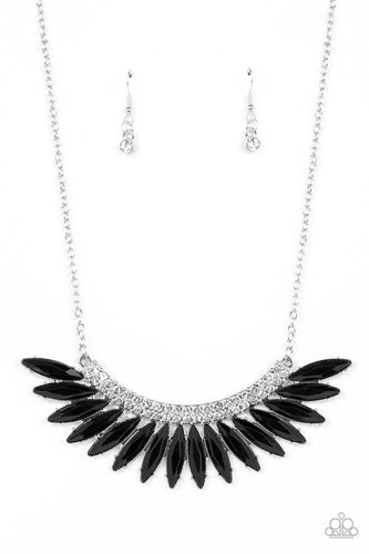 Flauntable Flamboyance Paparazzi Black Bling Necklace