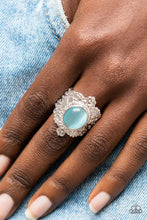 Load image into Gallery viewer, Delightfully Dreamy Paparazzi Blue Bling Ring
