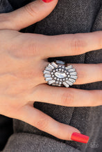 Load image into Gallery viewer, Daringly Deco Papazzai Black Bling Ring