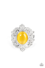 Load image into Gallery viewer, Delightfully Dreamy Paparazzi Yellow Bling Ring