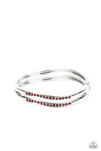 Load image into Gallery viewer, Gen Z Glamour Paparazzi Red Bling Bracelet