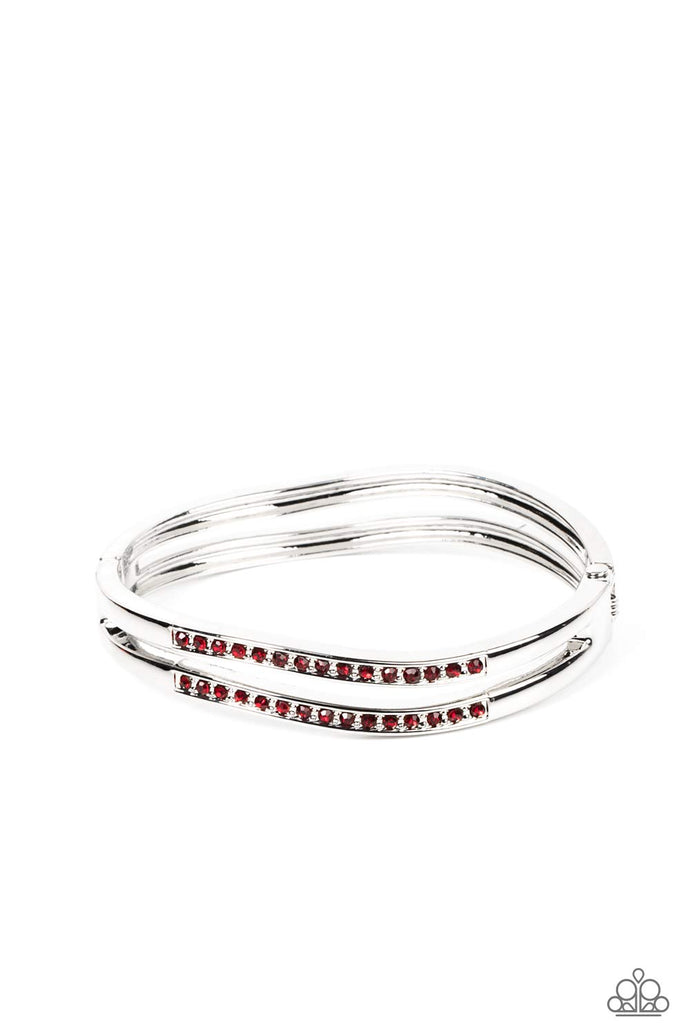 Gen Z Glamour Paparazzi Red Bling Bracelet