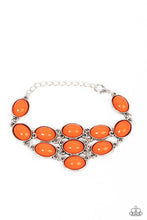 Load image into Gallery viewer, Color Wheel Garden Paparazzi Orange Bracelet