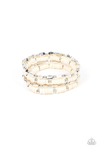 Anasazi Apothecary Paparazzi White Stone Bracelet