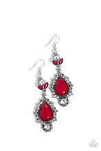 Load image into Gallery viewer, SELFIE-Esteem Papazzai Red Earrings