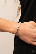 Load image into Gallery viewer, Following My Heart Paparazzi White Heart Bracelet