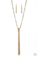 Load image into Gallery viewer, Metallic MESH-Up - Brass Necklace