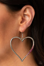 Load image into Gallery viewer, Bewitched Kiss Paparazzi Multi Heart Earrings