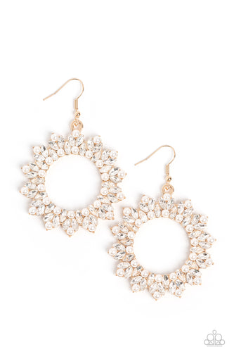 Combustible Couture Papazzai Gold Bling Earrings