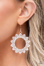 Load image into Gallery viewer, Combustible Couture Papazzai Gold Bling Earrings