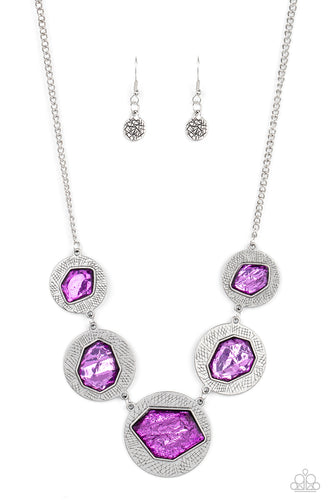 Raw Charisma Papazzai Purple Necklace