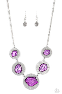 Raw Charisma Papazzai Purple Necklace