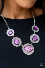 Load image into Gallery viewer, Raw Charisma Papazzai Purple Necklace