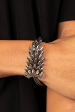 Load image into Gallery viewer, BOA and Arrow Paparazzi Silver Bracelet
