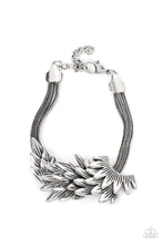 Load image into Gallery viewer, BOA and Arrow Paparazzi Silver Bracelet