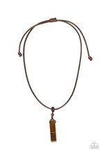 Load image into Gallery viewer, Comes Back ZEN-fold Papazzai Brown Urban Necklace
