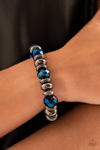 Power Pose Paparazzi Blue Bracelet