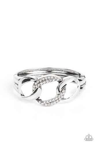 BOMBSHELL Squad - White Bling Bracelet