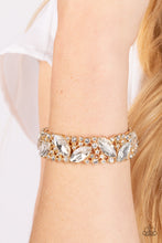 Load image into Gallery viewer, Full Body Chills Paparazzi Gold Bling Bracelet
