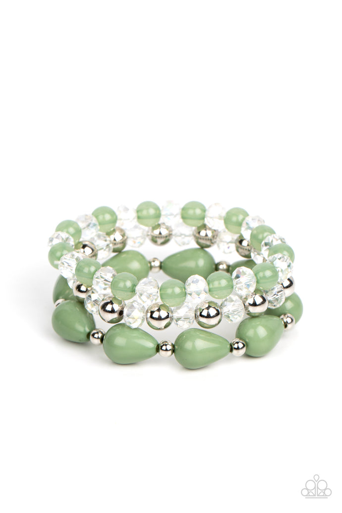 Beachside Brunch Papazzai  Green Bracelet