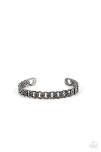 Some Serious Shimmer Paparazzi Black Urban Bracelet