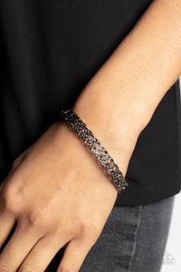 Some Serious Shimmer Paparazzi Black Urban Bracelet