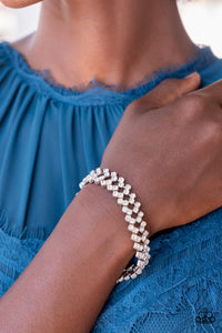 Seize the Sizzle - White Bling Bracelet