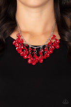Load image into Gallery viewer, Crystal Cabaret Paparazzi Red Necklace