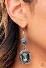 Load image into Gallery viewer, Starry-Eyed Sparkle Paparazzi Silver Earrings