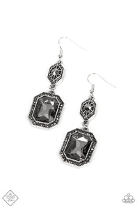 Starry-Eyed Sparkle Paparazzi Silver Earrings