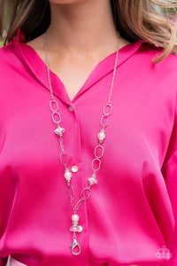 Creative Couture Papazzai White Lanyard Necklace