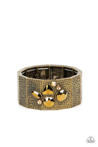 Flickering Fortune Papazzai Brass Bracelet