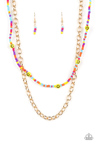 Happy Looks Good on You Papazzai Multi Necklace
