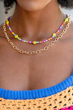 Load image into Gallery viewer, Happy Looks Good on You Papazzai Multi Necklace