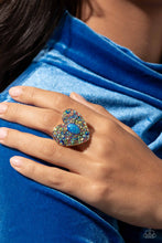 Load image into Gallery viewer, Bejeweled Beau - Blue Ring