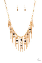 Load image into Gallery viewer, Ever Rebellious Paparazzi Gold Necklace