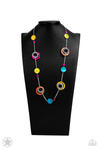 Kaleidoscopically Captivating Paparazzi Multi Colored Necklace