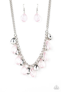 No Tears Left To Cry Paparazzi Pink Necklace